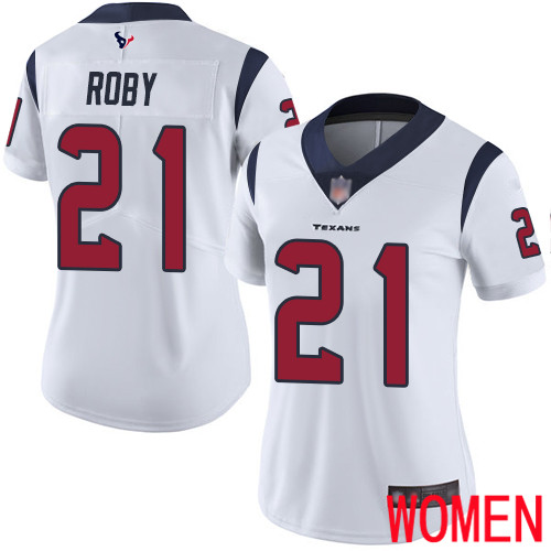 Houston Texans Limited White Women Bradley Roby Road Jersey NFL Football 21 Vapor Untouchable